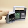 1Pcs Dollhouse Outdoor Sorting Bin Simulation Dustbin Model Mini Ornaments Park Scene Bin Decoration Enjoy House Accessories Playthings