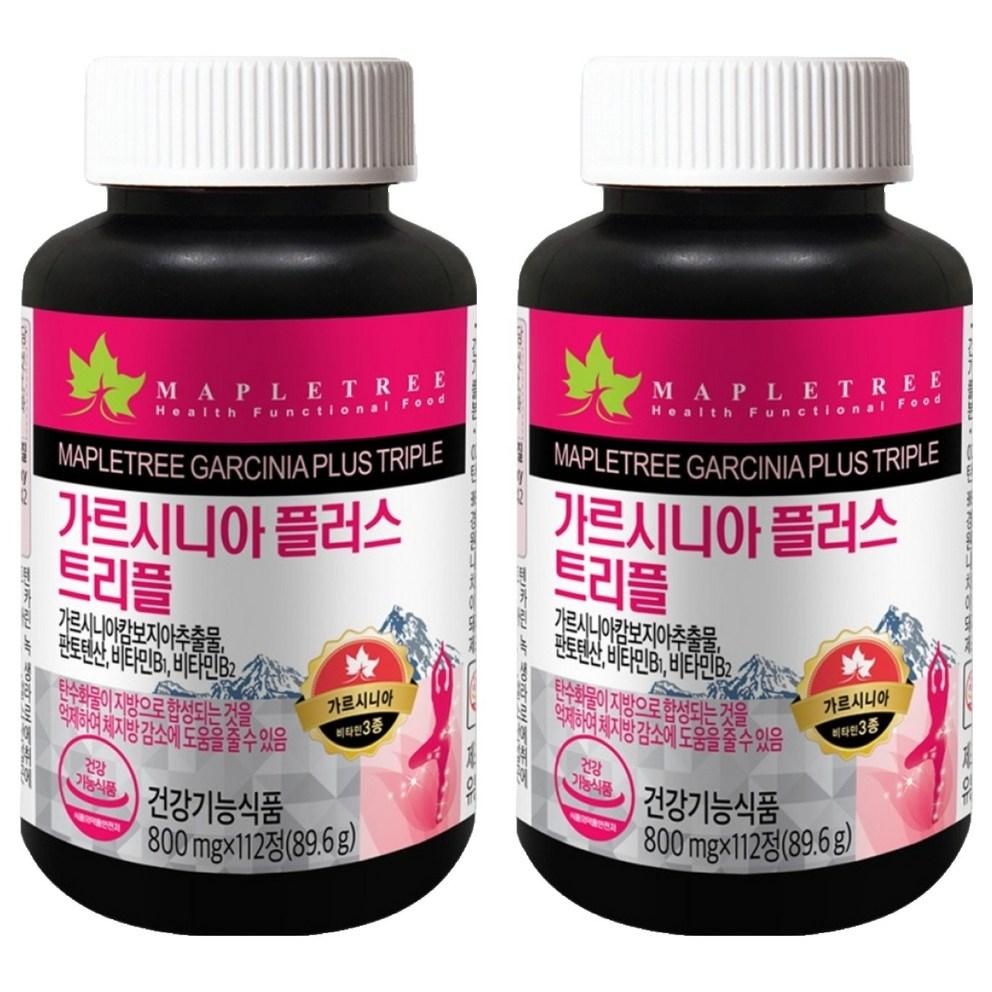 

Maple Tree Garcinia Cambogia Plus Triple, 112 Tablets, 2 Pack