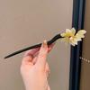 Traditional Sandalwood Hairpin for Chinese Cheongsam & Hanfu Updo