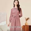 JESSIE Elegant Peter Pan Collar Midi Dress DMWHL267