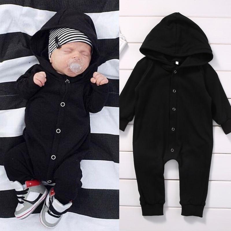 Newborn Baby Bodysuit Cotton Romper Infant Boy Girl Jumpsuit Kids Clothes Outfit