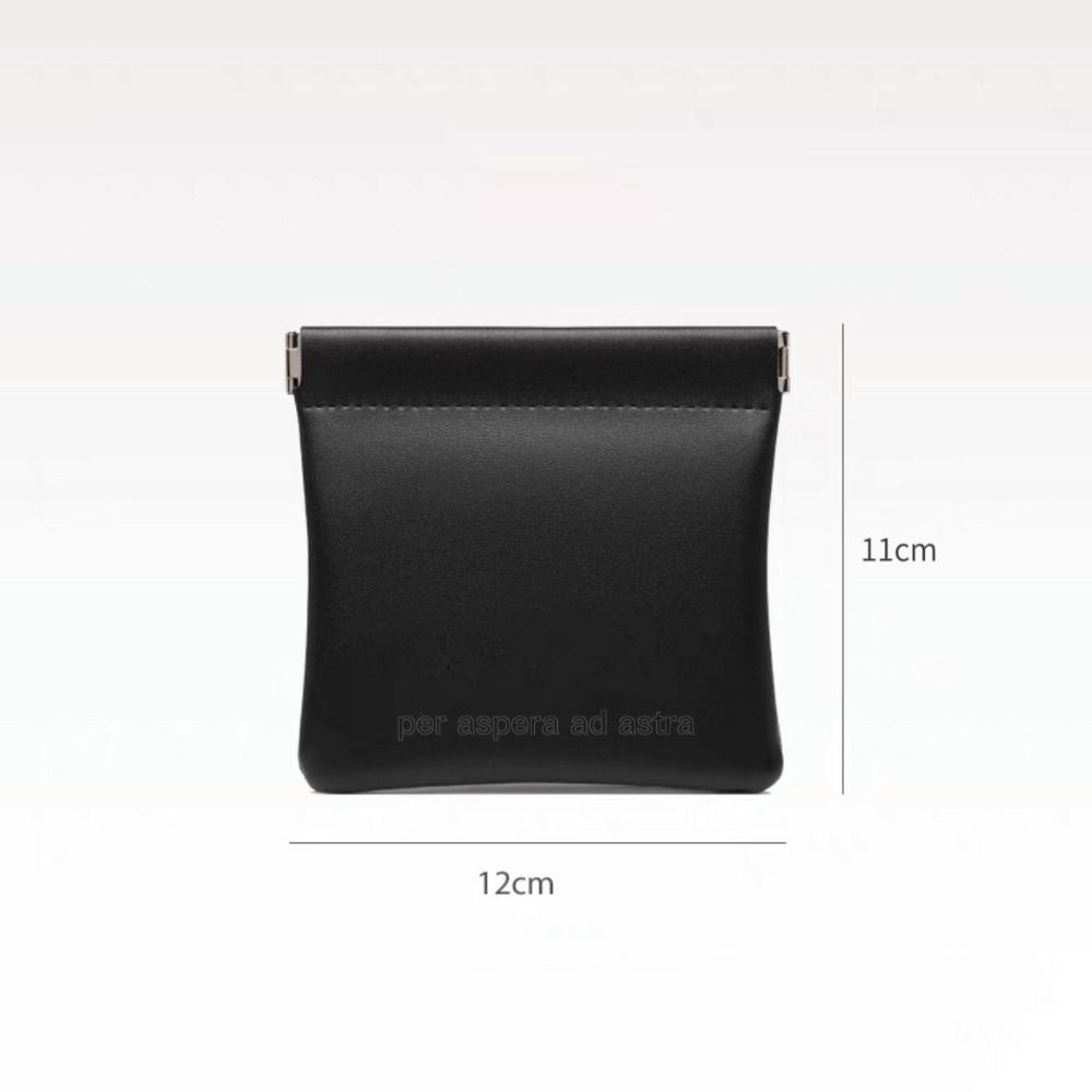 

Портативная сумка для помады Автоматическое закрытие Сумка для украшений Модная косметичка S чёрный