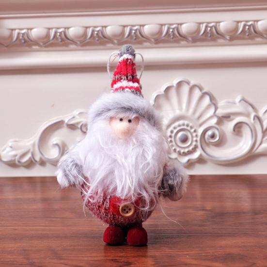 Vánoční přívěsek Santa Xmas Hanging Claus Sněhulák ve tvaru losa Ozdoba stromu pro slavnostní domácí dekorace