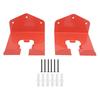 2 Sets Garage Trimmer Rack Thickened Stainless Steel Strong Load Bearing Garden Power Tool Hanger