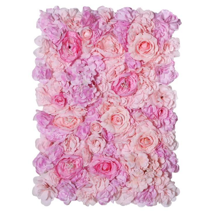 60X40CM Artificial Silk Rose Flower Wall Wedding Christmas Decoration Decorative Silk Hydrangea Wedding Decoration Backdrop