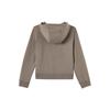 Nike Solid Color Logo Hooded Long Sleeve Sweatshirt Women Tops Brown FB5199-233