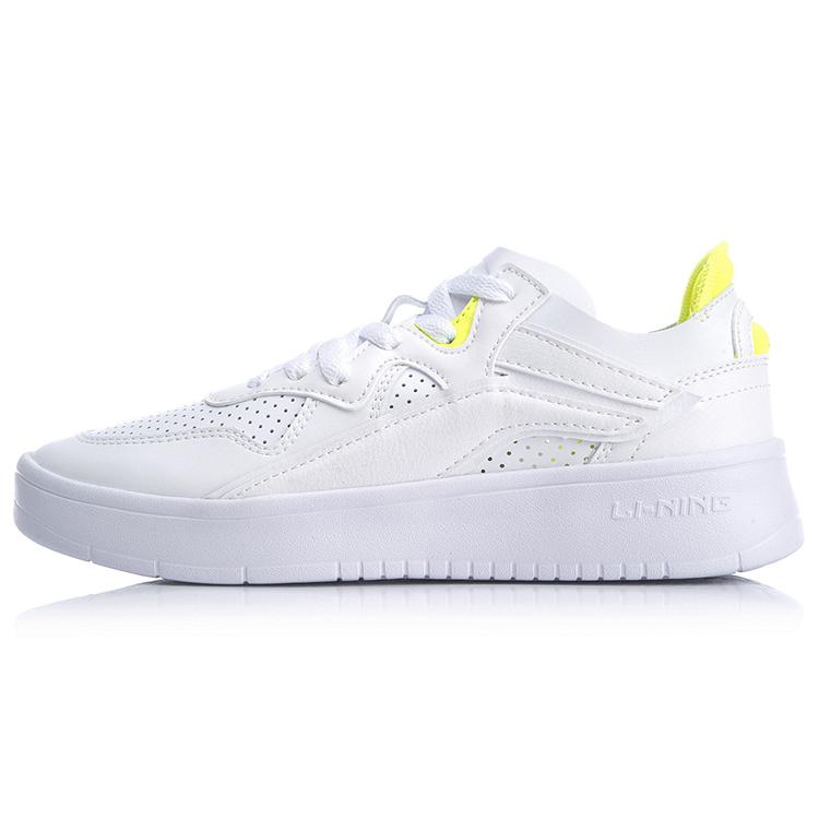 

New LiNing Wave S Lite Low Top Skateboard Shoes Women s White AGCQ124-1 36