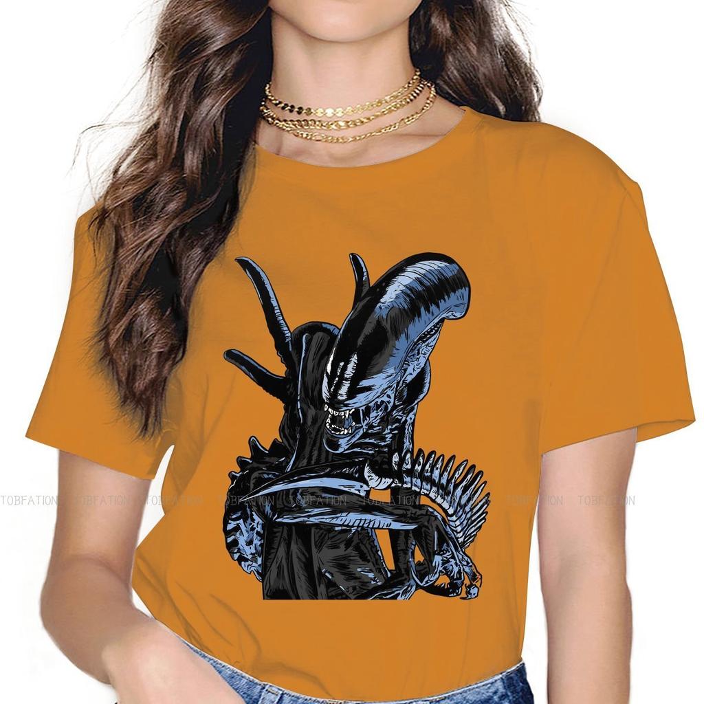 Alien Thriller Movie Tshirt For Unisex Girl 4xl Xenomorph Soft Summer Tee T Shirt High Quality Loose