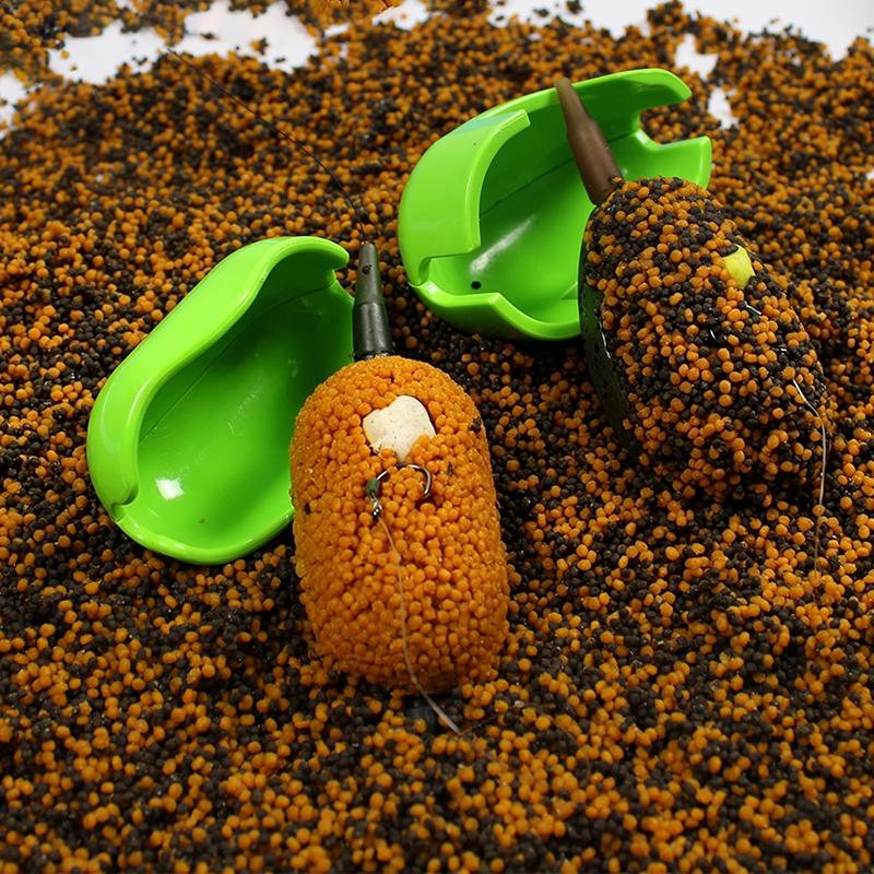 Method Feeder Mould Shell Bait Mold Tool Set For Carp Fishing Bait Press Mould Coarse Fishing Terminal Tackle Accessories