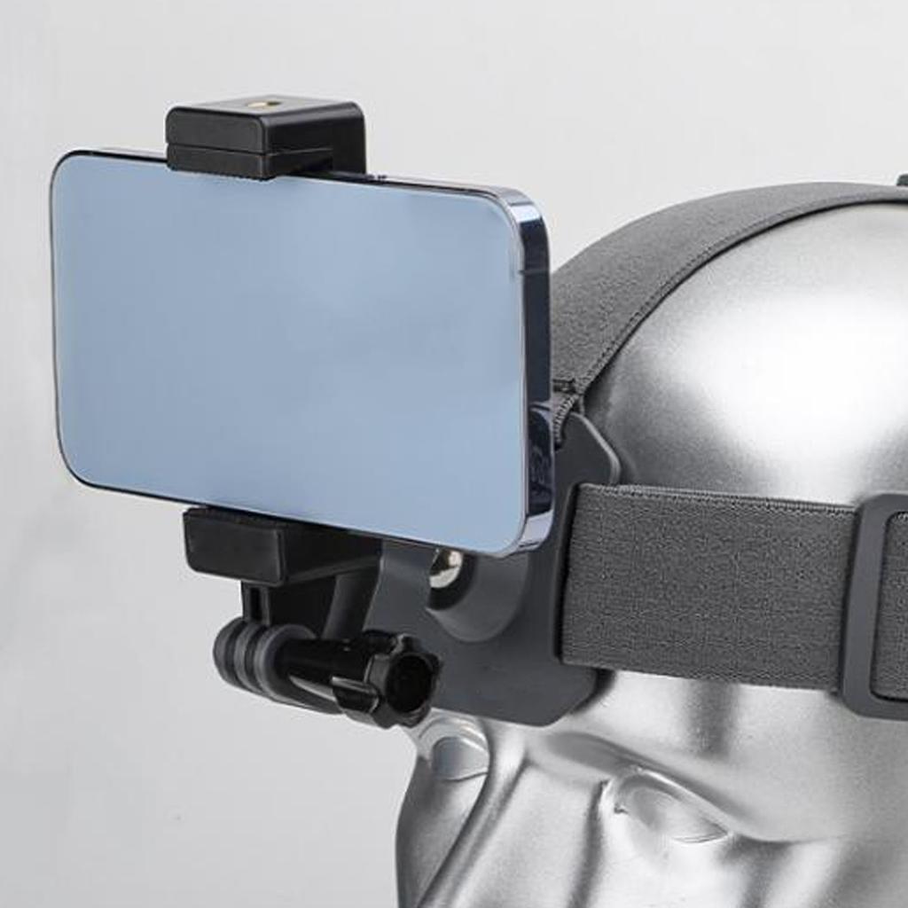 Action Camera Head Mount Strap Wearable Head Belt Action Camera Accessories for Cycling Running