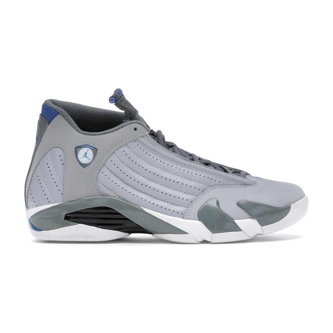 

Мужские кроссовки Air Jordan 14 Retro Wolf Grey Sport-Blue Cool-Grey White 487471-004