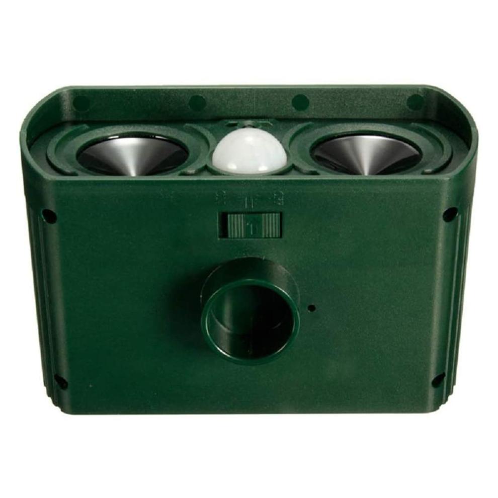 Ultrasonic Animal Repellent: Outdoor Solar Protection Against Stray Dogs, Cats, and Small Animals. Frequency of 25 kHz,