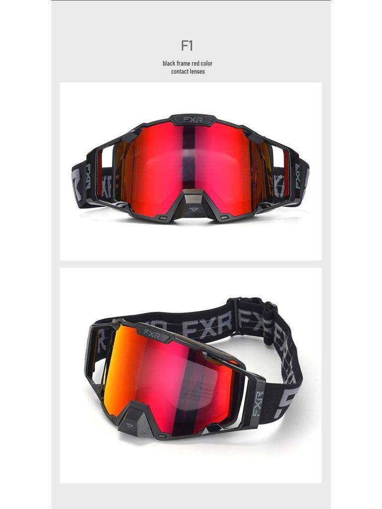 Neue FXR Doppelschicht-Anti-Fog-Brille für Offroad, Mountainbiking und Skifahren.