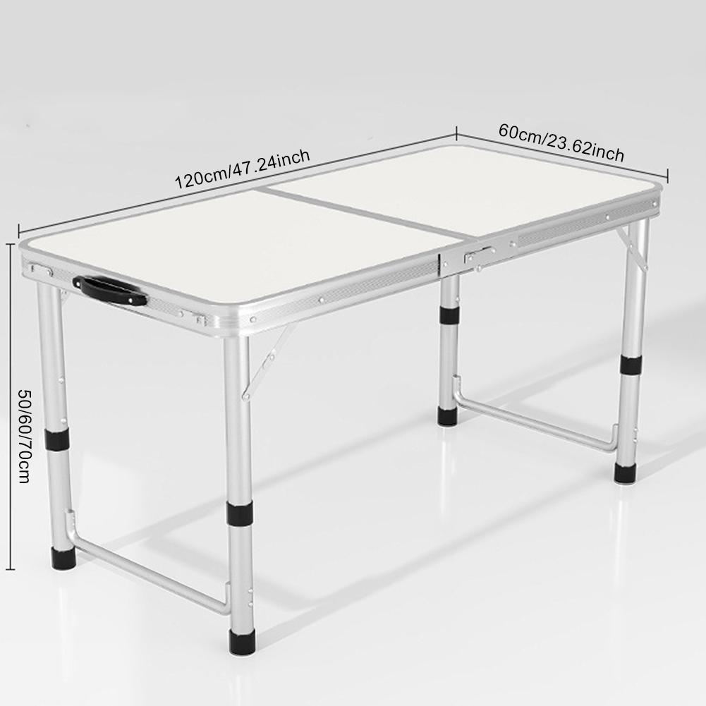 

Складной походный стол с ручкой Легкий складной стол Легкий походный стол Переносные столы Мебель Стол для кемпинга белый