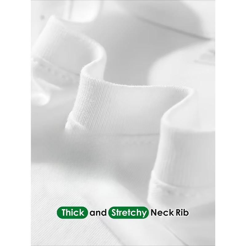 Europejskie rozmiary T-shirt z okrągłym dekoltem z wzorem korony - Miękki, oddychający, średnio elastyczny materiał, odpowiedni na co dzień, do sportu