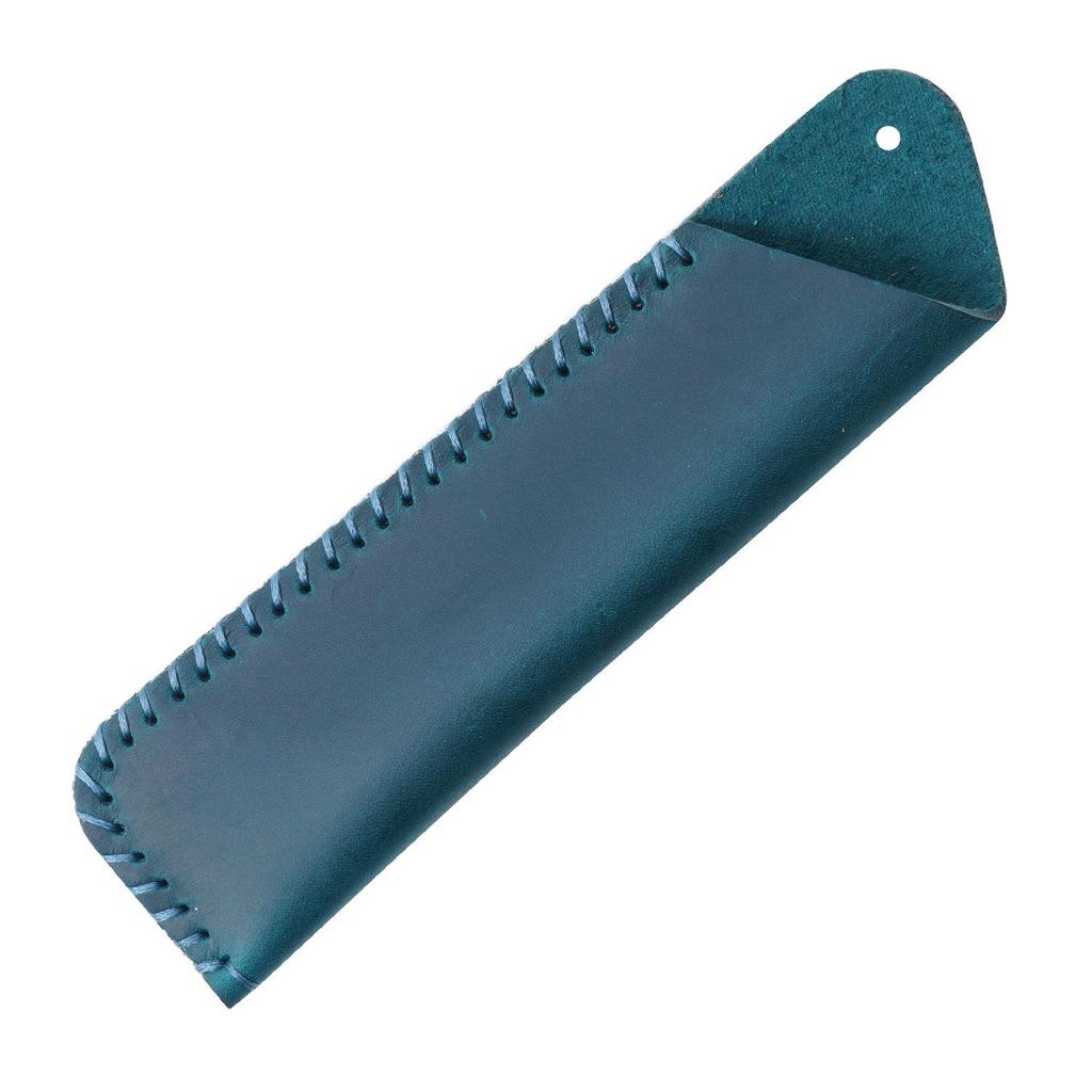 Cowhide Fountain Pen Sleeve - Personalized Retro Handmade Protective Cover with Large Capacity