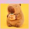 Toy Capybara Plush Cute Cartoon Hugging Persimmon Girl Kid Birthday Gift Holiday