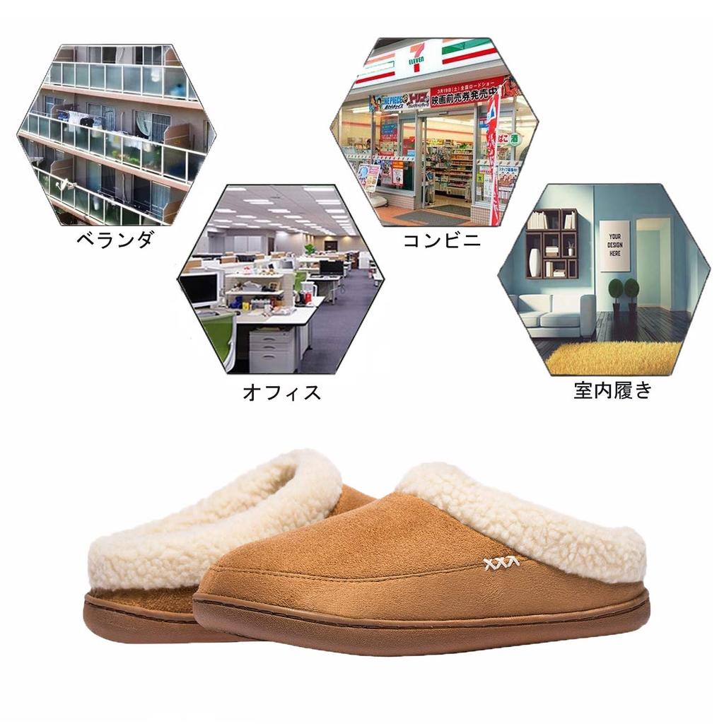 Newdenber NDB Room Winter Shoes with Fur Warm Fur Wear Shoes, Slippers, Lining, Clogs, Sandals, Indoor/Outdoor