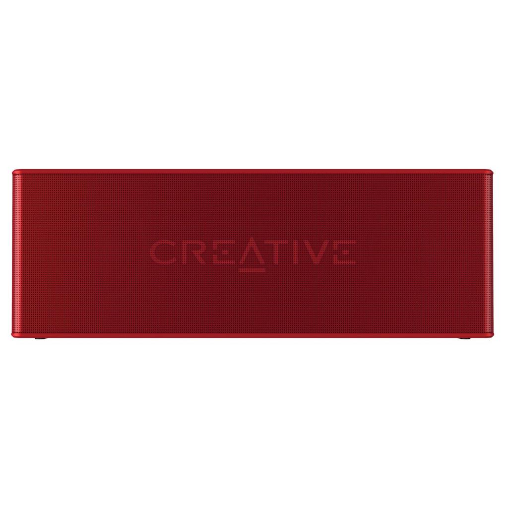 CREATIVE MEDIA Creative MUVO 2 Bluetooth Portable with Bass Speaker, Waterproof/Dustproof, Radiator, Stereo, Red, SP-MV2-RD