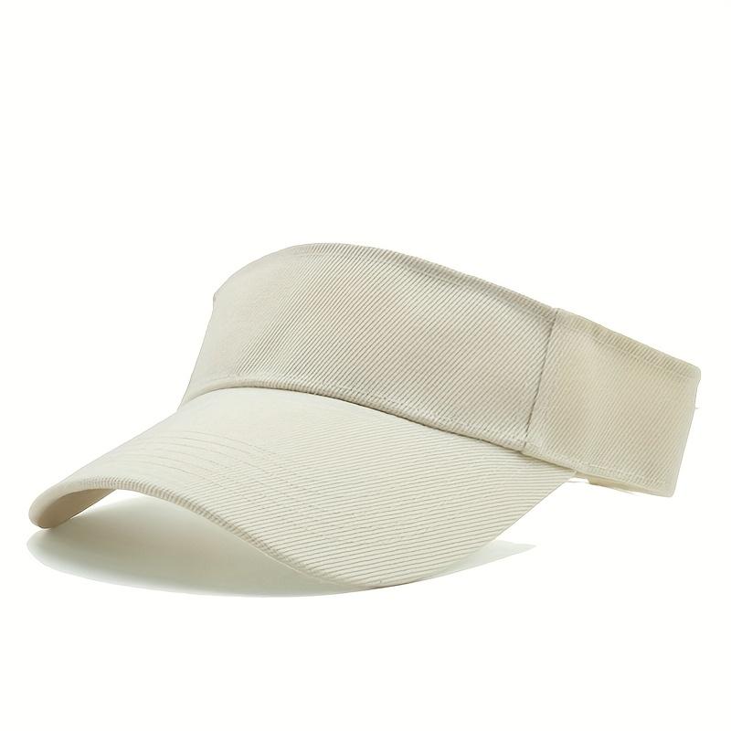 1pc Adjustable Baseball Cap - Lightweight Breathable Sun Hat with Wide Brim, Elastic Fit for Outdoor Beach Travel, Sports & Casual Wear