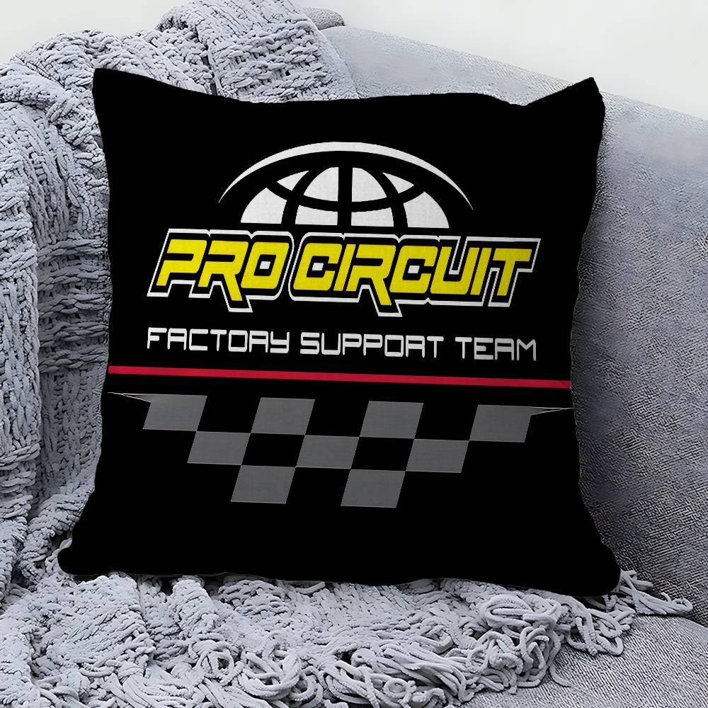 Pro-circuits Motorcycle Racing Cushion Cover Pillow Cover Decor Pillowcase Printed Cushion Case for Couch