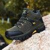 High-top shoes sports and leisure shoes waterproof, non-slip and wear-resistant outdoor mountaineering shoes travel shoes large size shoes