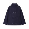 Autumn and Winter New Arrivals Women's Clothing Zr European and American Style Export Fashion Simple Versatile Double-Breasted Long-Sleeve Wool Coat