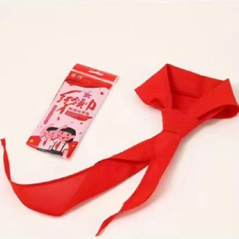 

Red Scarf Pure Cotton Student Scarf, Universal 1.2m, No Shrinkage or Fading, Summer/Winter Use, Individually Packaged