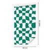 Wallpaper Casual Checkerboard Sea, White and Mint 50x1000