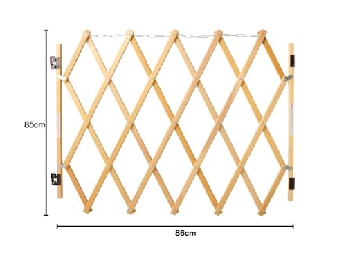 Ogasawara Seisakusho Premium Wooden Baby Fence with Safety Chain BF-200