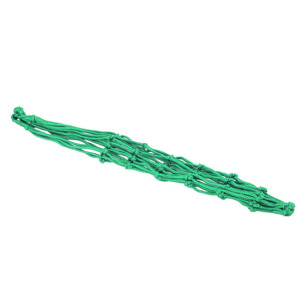 Chicken Vegetable String Bag Large Space Fruit Holder Poultry Feeding Mesh Bag with Hook for Duck Geese Green