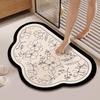 JANMEIJIA Bathroom Mat, Non-Slip Mat for Entrance, Kitchen, Bathroom, Toilet, Home Use, 45*70cm