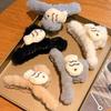 Women Hair Claw Soft Plush Fish Shape Hair Clip Large Size Back Head Hair Clip Winter Hair Accessory