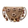 One Shoulder Crossbody Saddle Women's Bag Trendy Bohemian Straw Weaving 2025 Summer New Woven Fringed Crossbody Bag