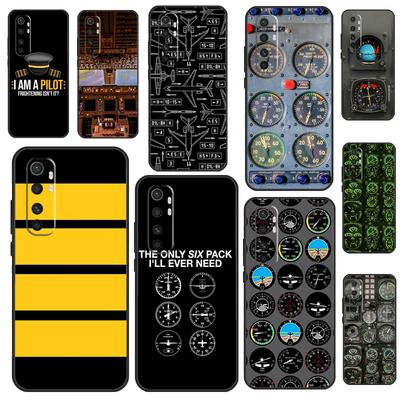 Aviation Aeroplane Pilot Cockpit Case For POCO X3 X4 X5 F5 Pro M5s C40 F4 GT F3 Cover For Xiaomi 12T 11T Pro 12 13 Lite 12X