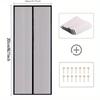 Magnetic Screen Door Curtain Self Closing Anti-mosquito Windproof Mosquito Net Air-Conditioning Partition Curtain