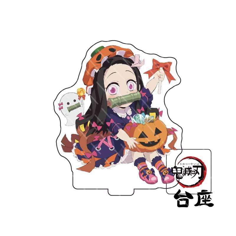 Halloween demon slayer anime peripheral stand acrylic love column xia bean butterfly ninja character gift Entertaining Play Safe Kid Friendly Fun