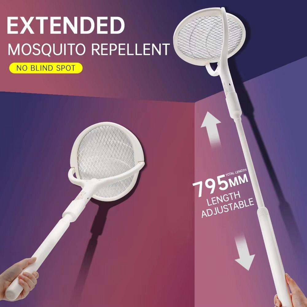 Multi Angle Adjustment Mosquito Swatter Trap Rechargeable Mosquito Killer Lamp  Summer