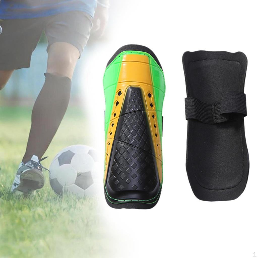 Football Shin Guards, Soccer Protective Gear, Breathable Shock Absorbing Guard