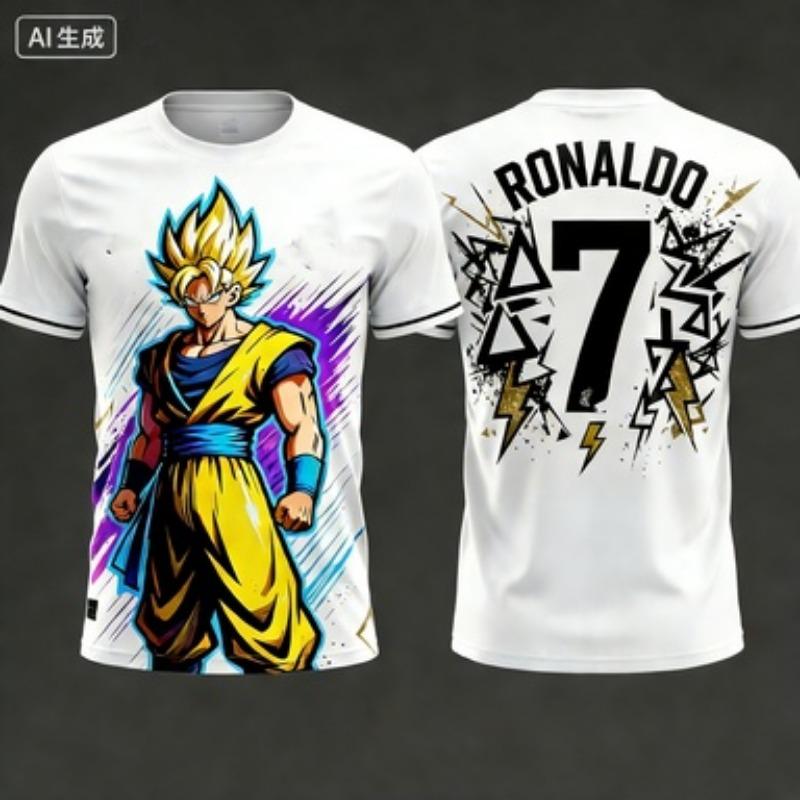 2026 New Arrivals Dragon Ball Z Goku Vegeta Special Edition Football Jersey Ronaldo No.7 Football T-shirt Fan Special Jersey top