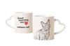 Laperm – Cat Mug, Adorable Heart-shaped Handle Mug |