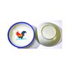 Retro Chinese Melamine Rooster Plates