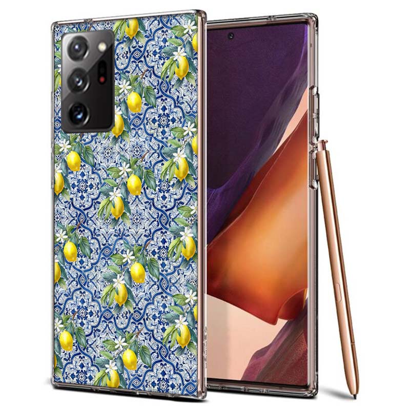 

Mediterranean Lemon Phone Case for Samsung A55 A35 A25 A15 A07 A05S A16 A17 A26 A36 A37 A56 A57 Galaxy Note 20 10 A50S A71 A51 A Samsung A16 5G