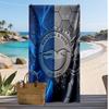 Brighton & Hove Albion Football Print Beach Towel, Large Soft Quick Dry Towel for Beach Camping Swimming