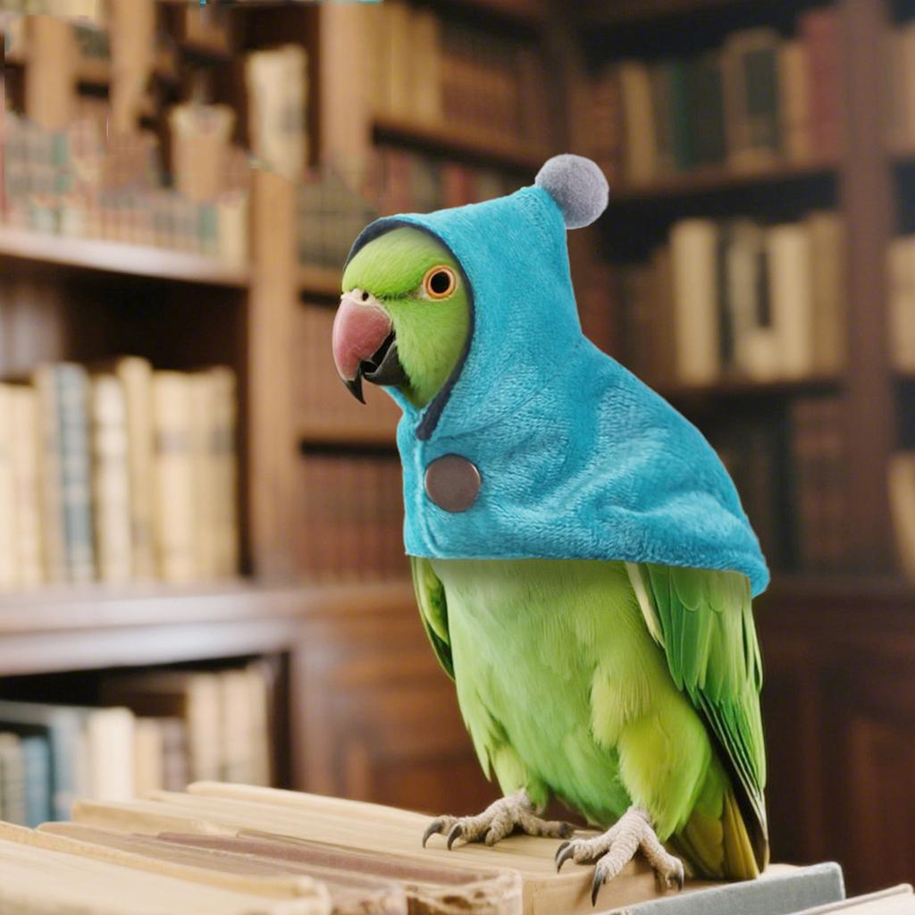 Tjock Varm Fågelkappa Vinter Utomhuskläder för Nymfparakit Papegoja Husdjursfågel Tillbehör