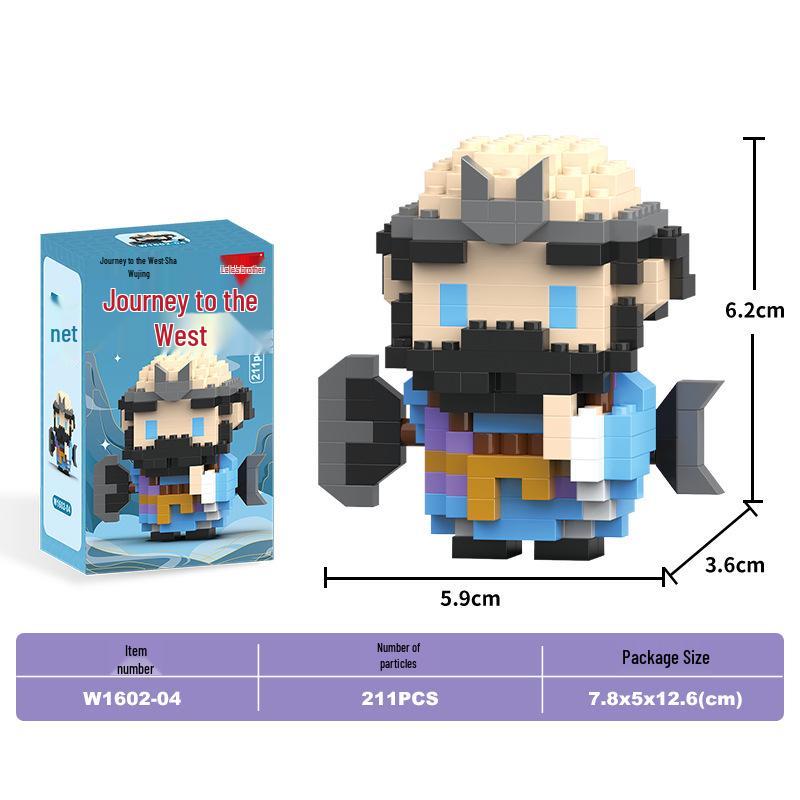 Journey to the West: Sun Wukong Micro Blocks Toy Set for Kids