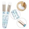 Crystal Handle Eyelash & Facial Cleansing Brush - Nose, Blackhead, and Acne Cleaning Tool