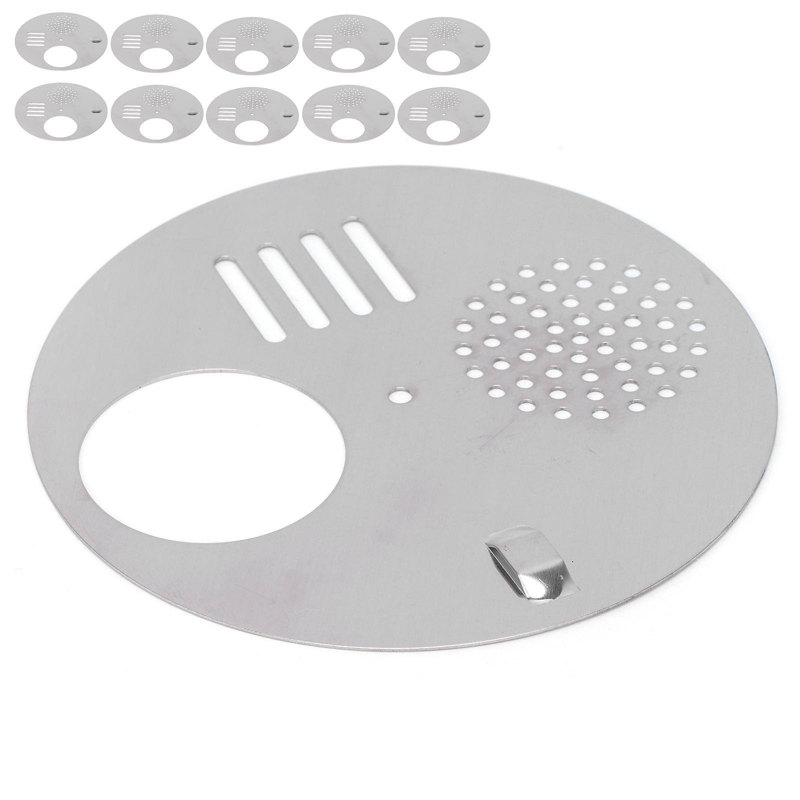 10 PCS Round Beehive Door Rotatable Stainless Steel Beehive Entrance Gate for Quarantining Queen Bee AntiTheft