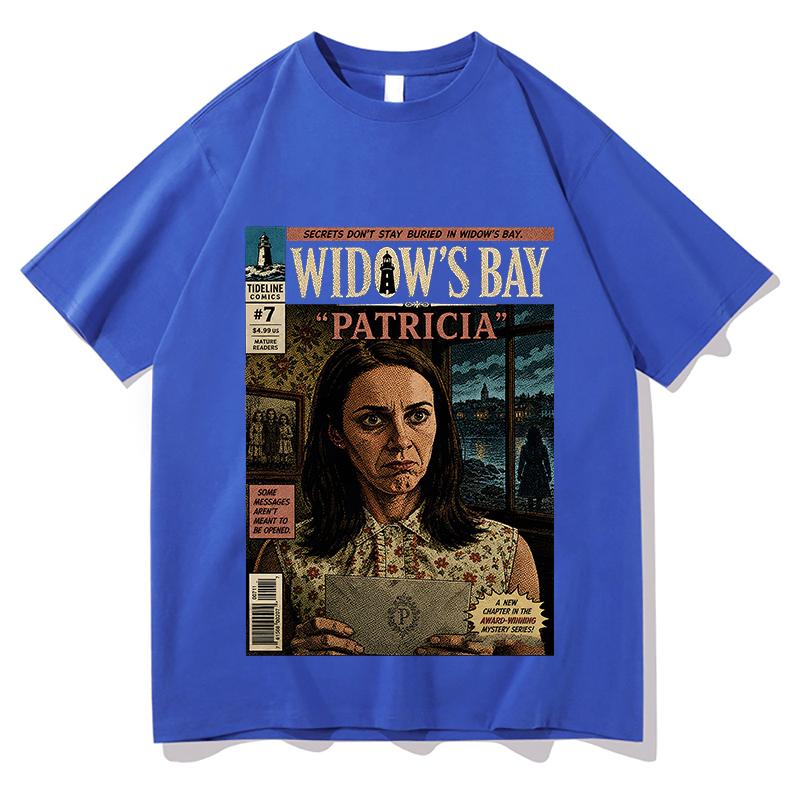 Camisetas Widows Bay Verano Algodón Manga Corta Camisetas Femeninas Streetwear Unisex Casual Holgadas Cuello Redondo Camisetas Estéticas Harajuku Tops