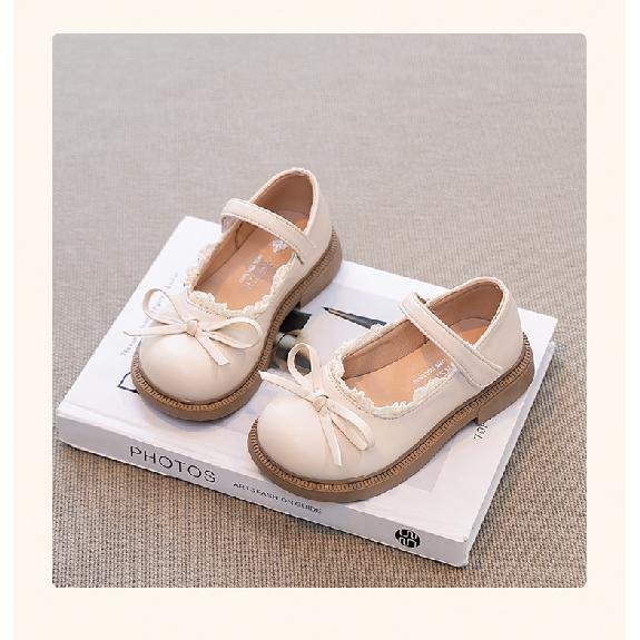 Girls' Leather Shoes Spring and Autumn New British Style Children's Soft Sole Single Shoes Girls' Lolita Fashion Princess Shoes Trendy